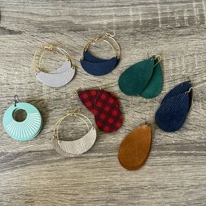 Nickel and suede lot